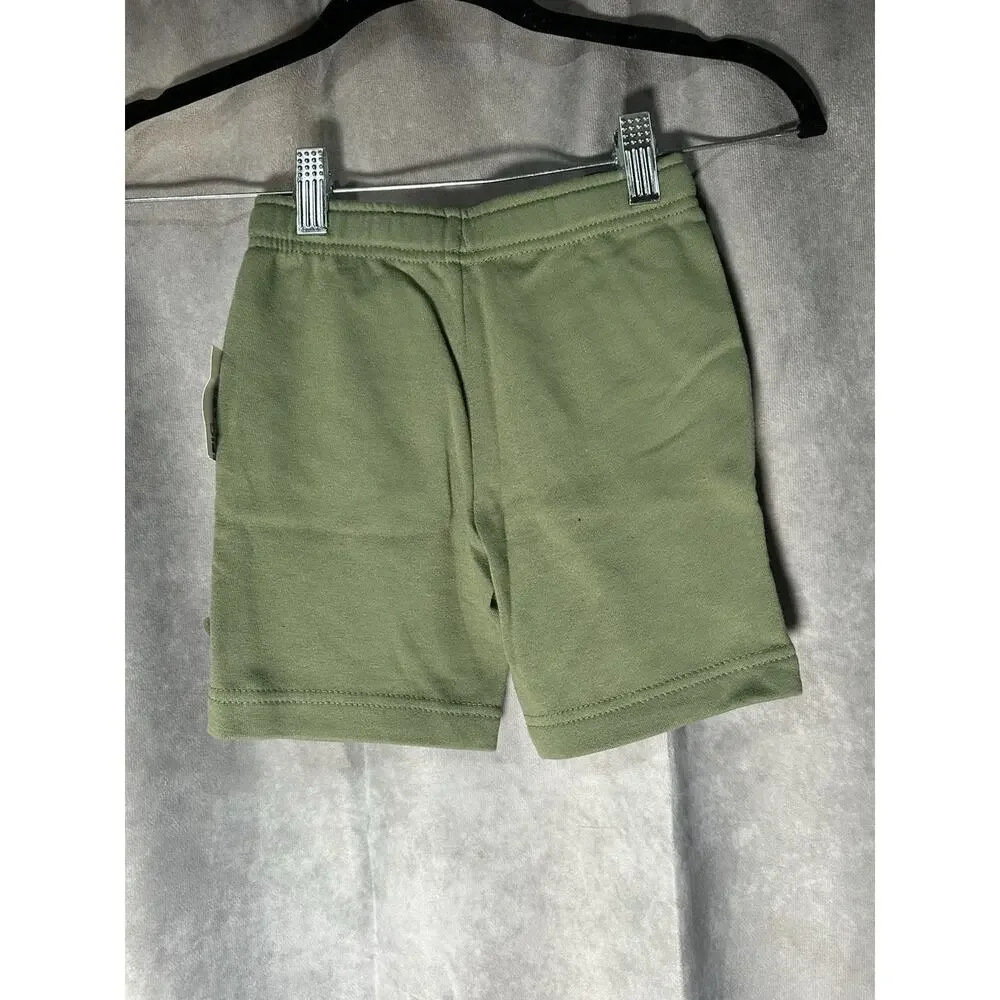 Epic Threads Knit Shorts Toddler 2T Artichoke Green Drawstring Elastic Waist